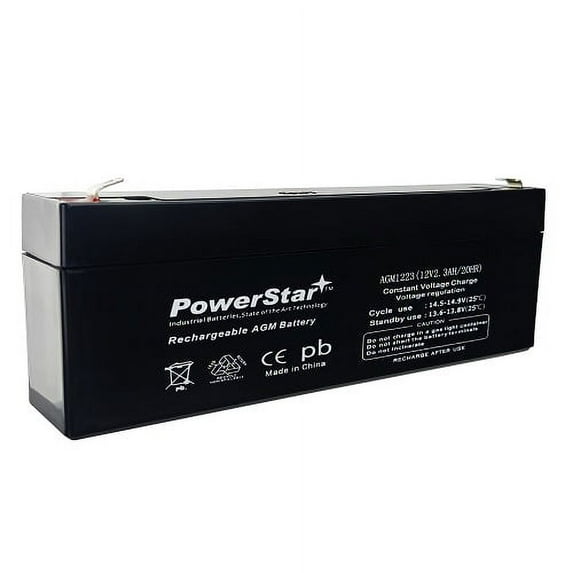 Yuasa NP2.3-12 F1 Battery Replacement (12V 2.3AH)