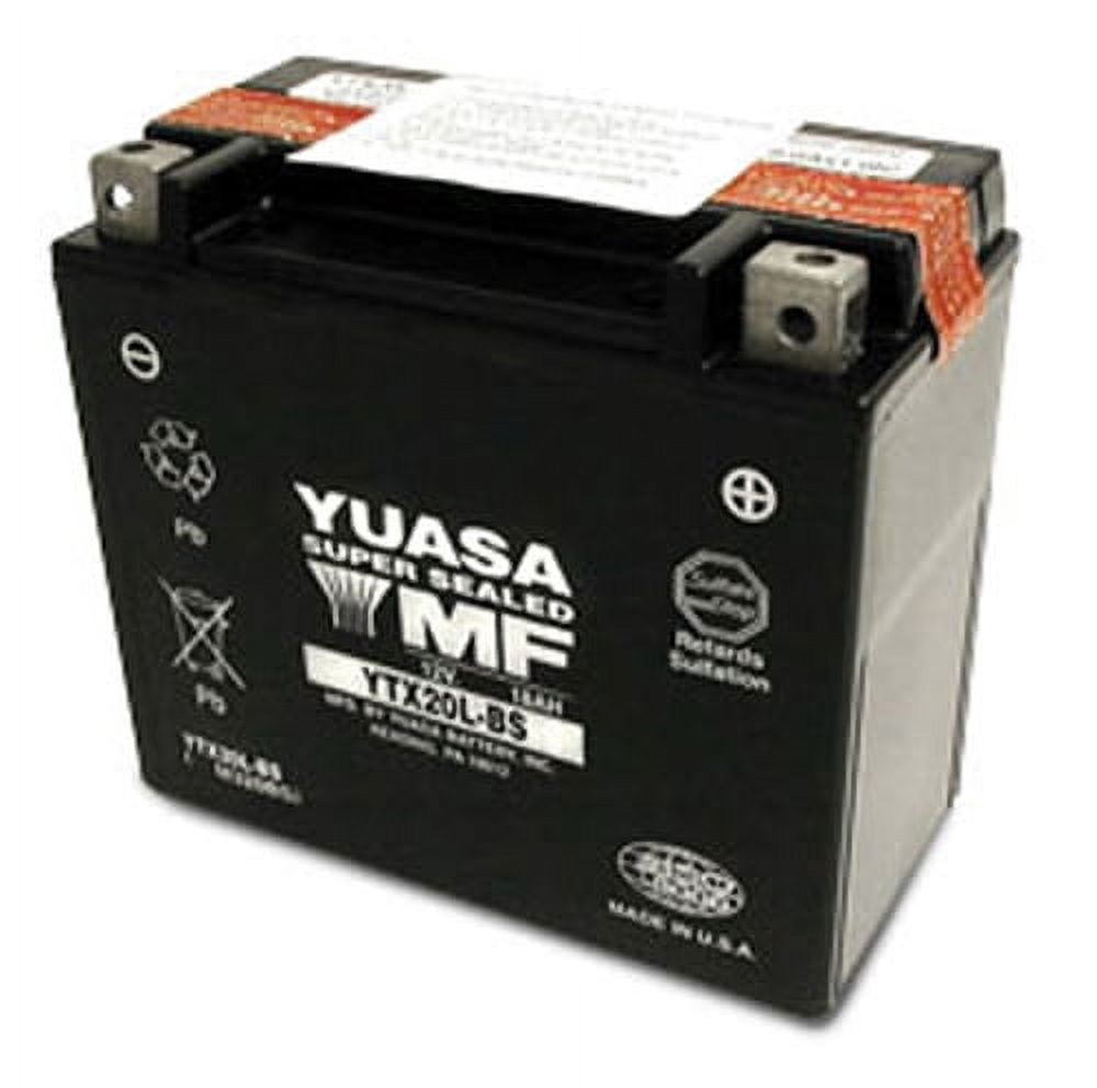 Yuasa YTX20L-BS Maintenance Free 12 Volt Battery-YUAM320BS