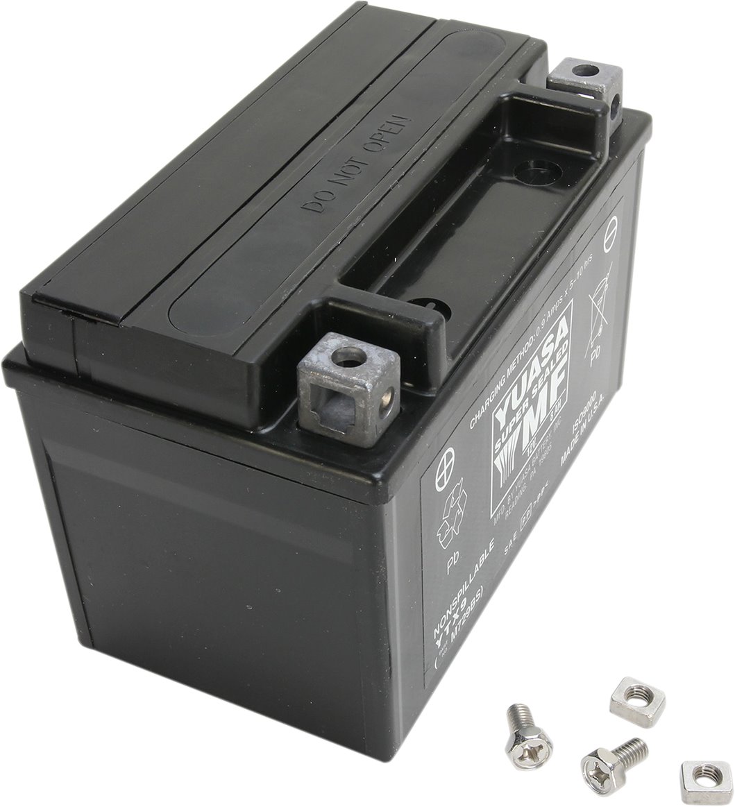 Yuasa YTX9 Maintenance Free AGM 12 Volt Battery