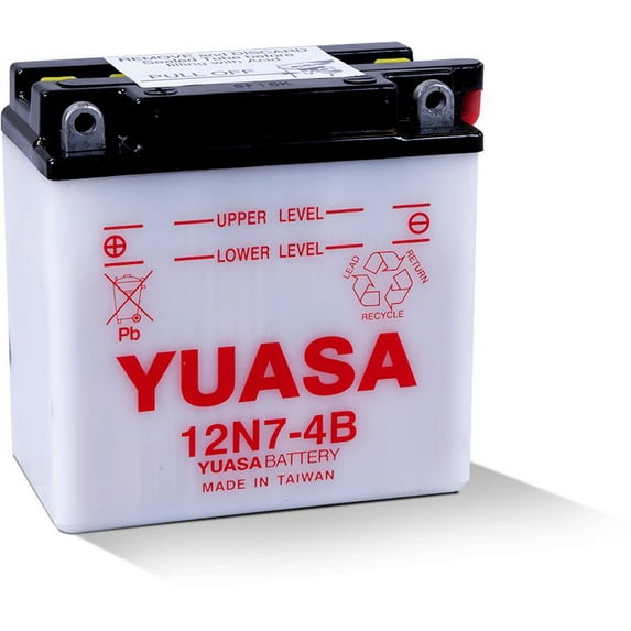 Yuasa 12N7-4B Conventional 12V Battery (YUAM2270B)