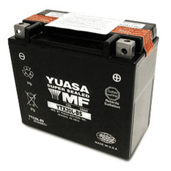 Yuasa YUAM320BS Maintenance Free Battery - YTX20L-BS