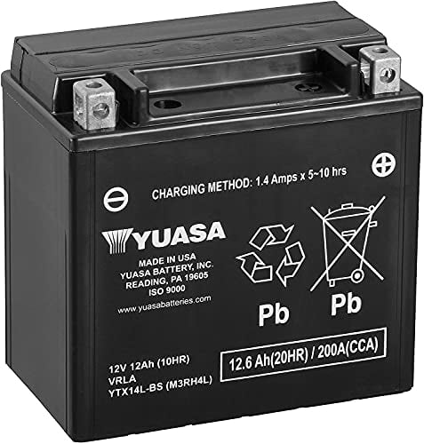 Yuasa YUAM3RH4L YTX14L-BS Battery