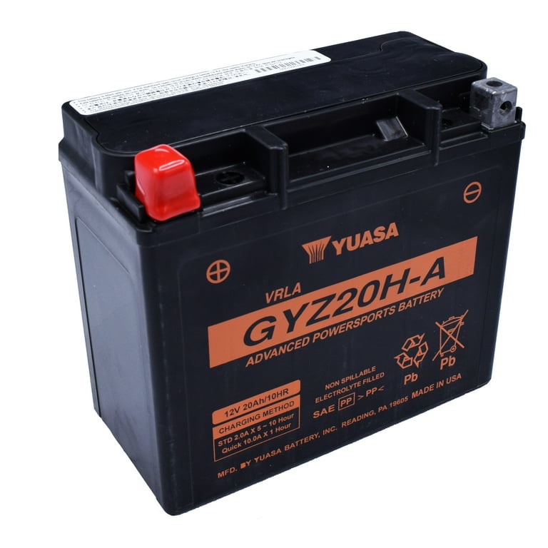 Yuasa GYZ20H-A GYZ Series AGM Maintenance Free Battery for