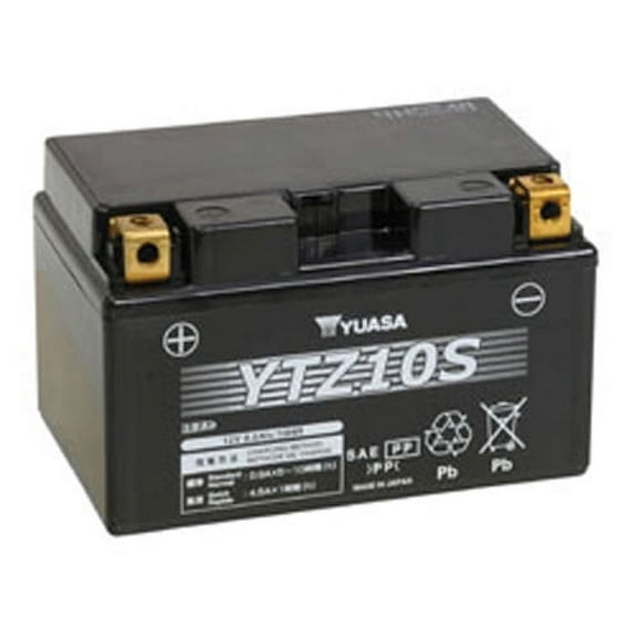 Yuasa - YUAM7210A - Factory Activated Maintenance Free Battery, YTZ10S