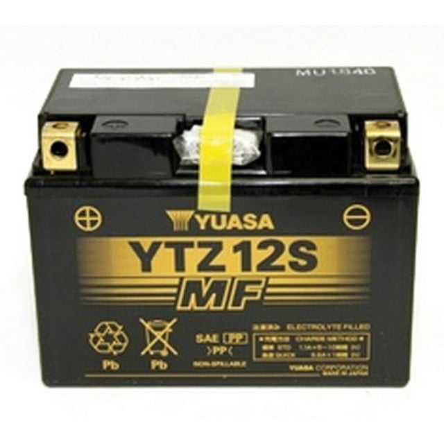 Yuasa YUAM7212A YTZ12S Motorcycle ATV Powersports Battery Sealed VRLA