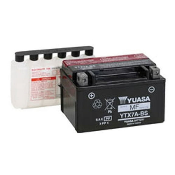 Yuasa Ytx7a Bs Maintenance Free 12 Volt Battery