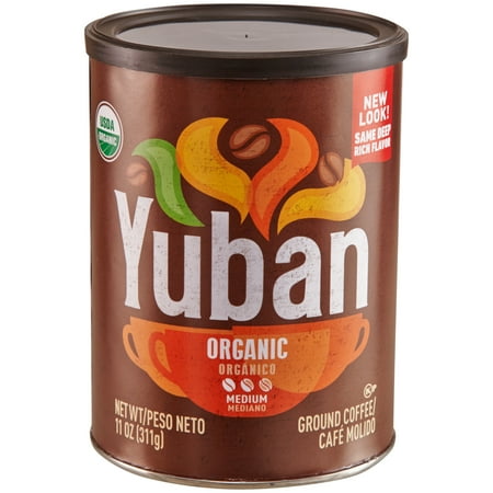 Yuban Organic Medium Roast Ground Coffee 11 oz Canister