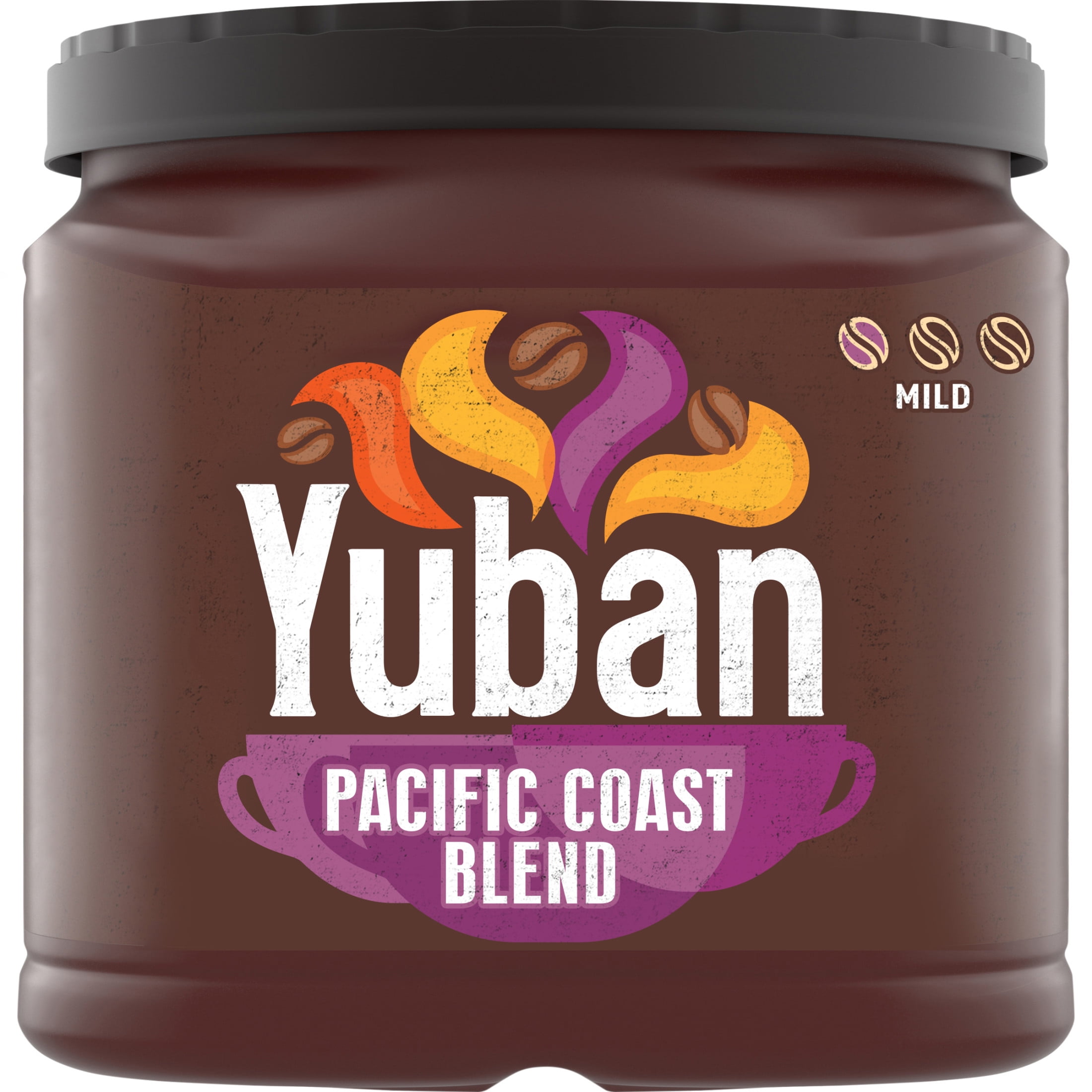 Yuban Pacific Coast Blend Mild Light Roast Ground Coffee, 25.3 oz Canister