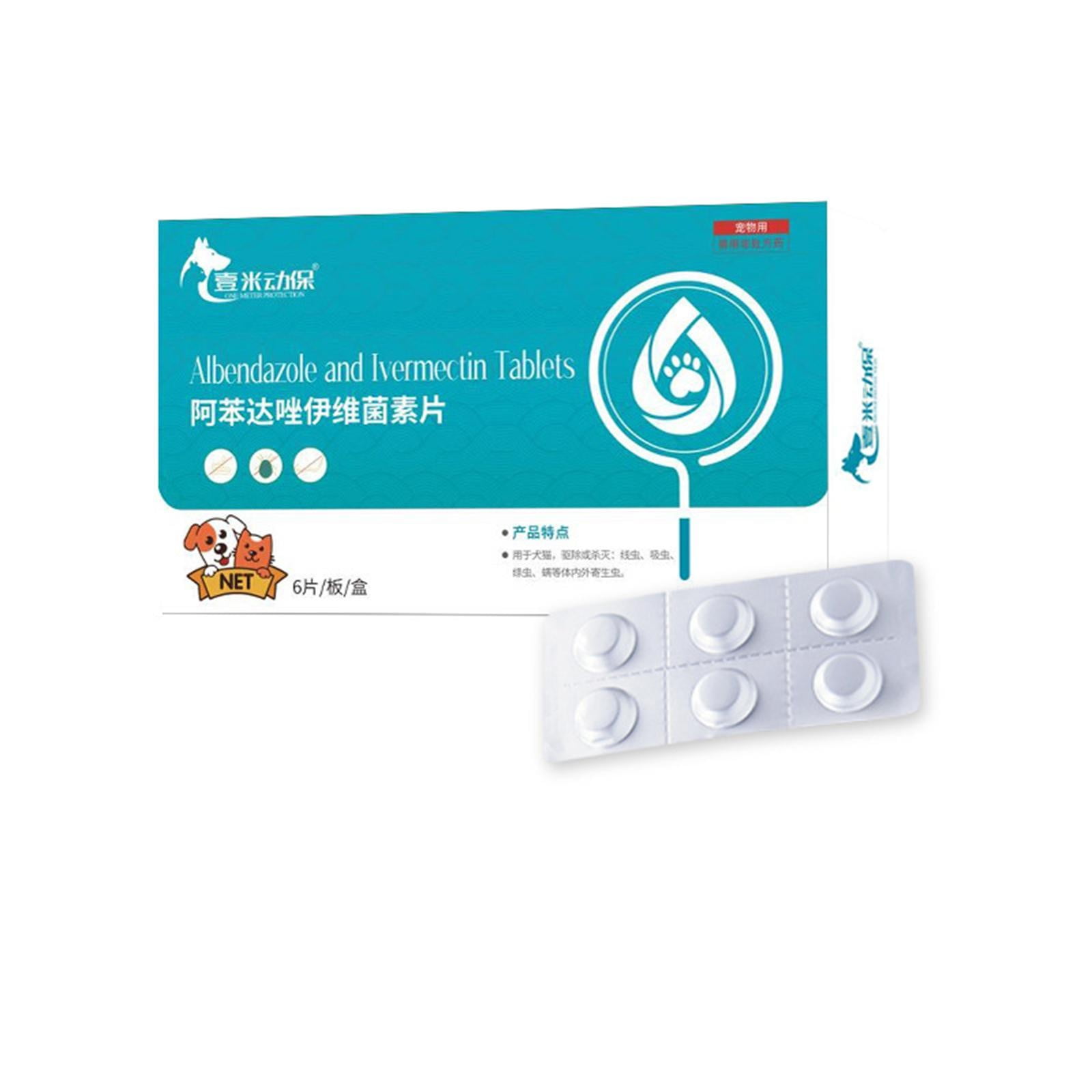 Yubatuo Cat Dog Products Cat Dewormer Chewable Tablets, 1*Box Pet