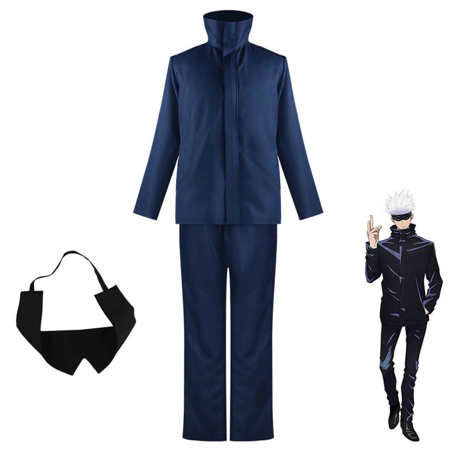 Yubatuo Jujutsu Kaisen Cosplay Costume, Satoru Gojo Outfit for Anime ...