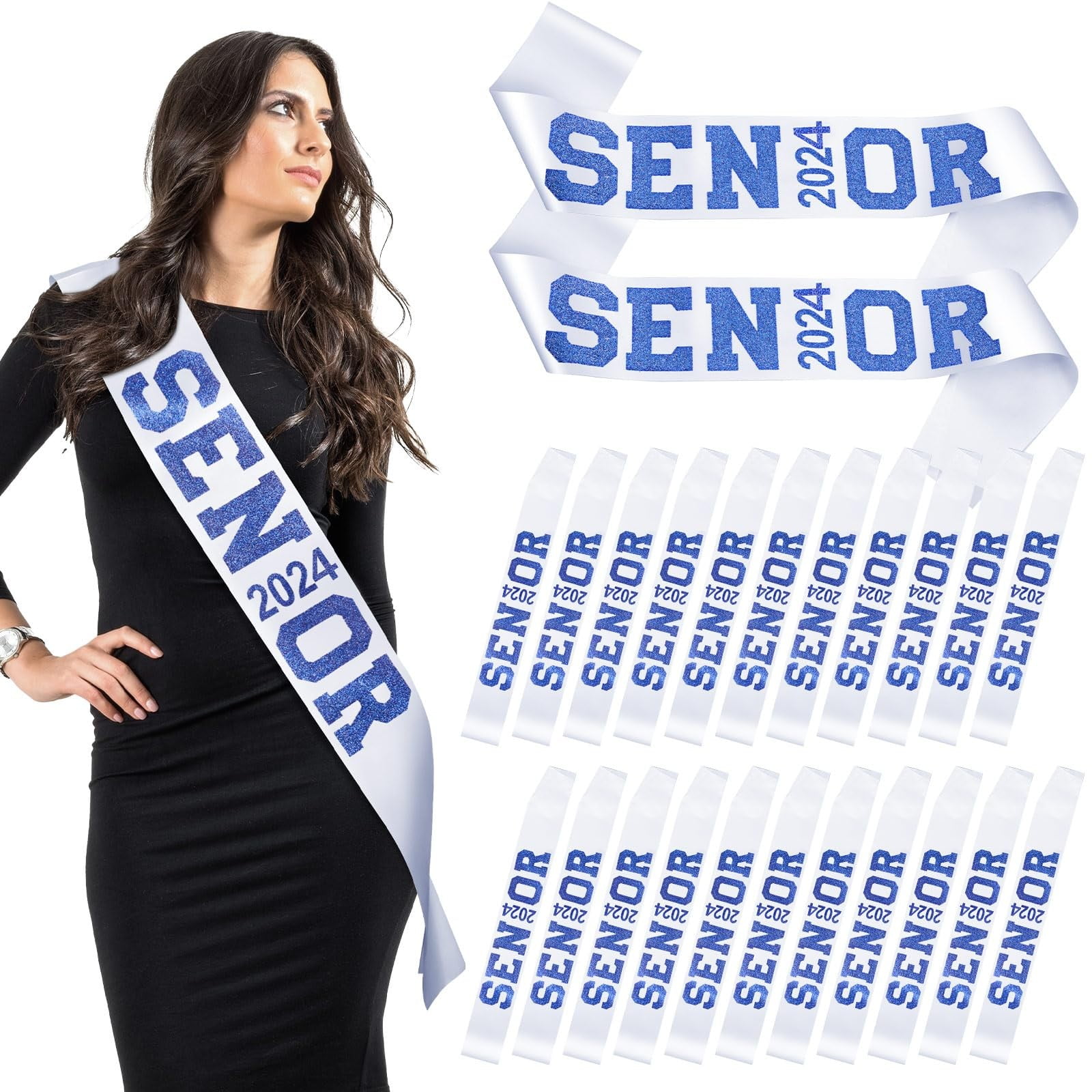 Yubatuo Senior Cheer Sash Cheerleader Sash 2024 Graduation