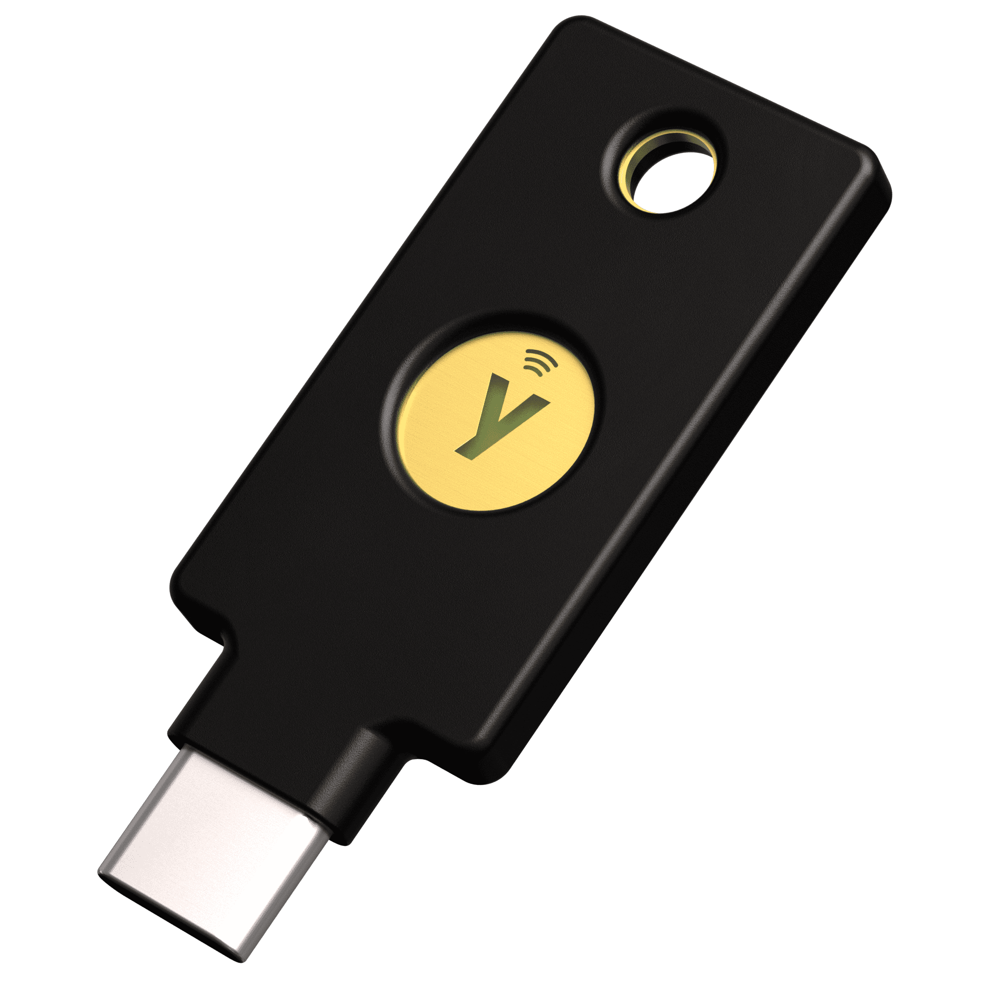 Yubico Security Key C NFC - Black, USB-C or NFC Connect, FIDO U2F