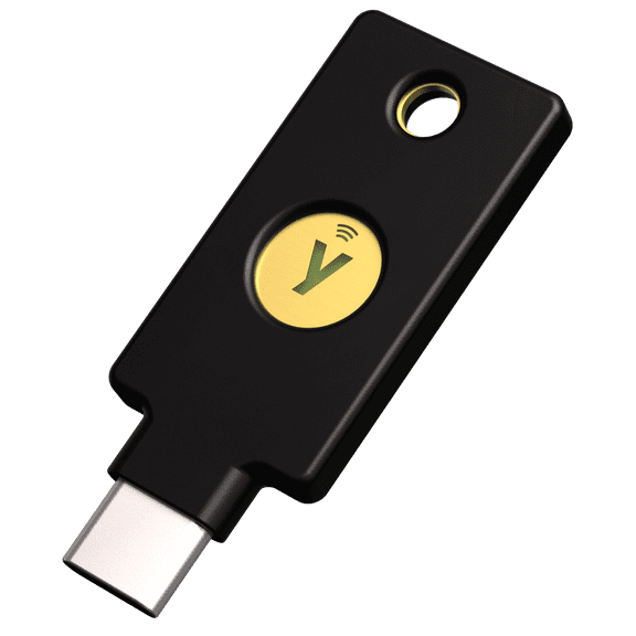 Yubico - Security Key C NFC - Basic Compatibility - Multi-factor authentication (MFA) USB-C