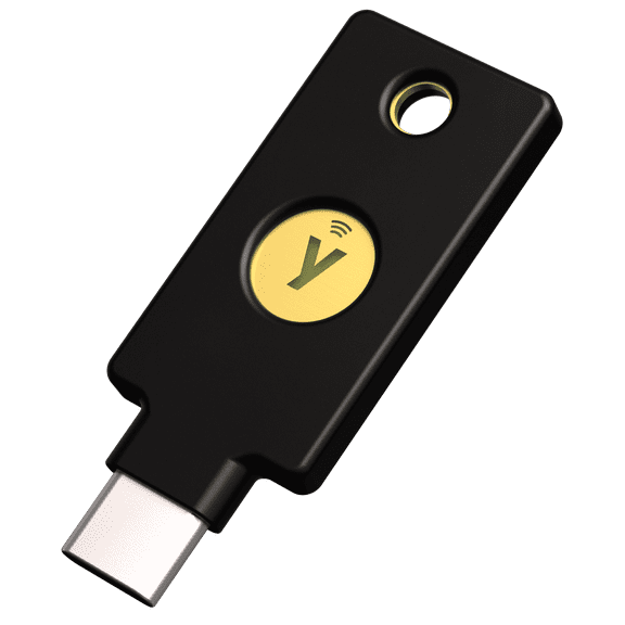 Yubico - Security Key C NFC - Basic Compatibility - Multi-factor authentication (MFA) USB-C