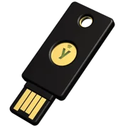 Yubico - Security Key NFC - Basic Compatibility - Multi-factor authentication MFA Security Key, Connect via USB-A or NFC, FIDO Certified