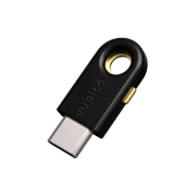 Yubico - YubiKey 5C - Multi-factor authentication MFA security key and passkey, connect via USB-C, FIDO certified - Protect your online accounts