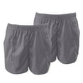 thumbnail image 1 of Yubnlvae 2-Pack High Waist Casual Shorts - Korean Style Summer Athletic Shorts, Comfortable Stretch Fabric (24 Colors, S-XXL) (Grey | M), 1 of 4