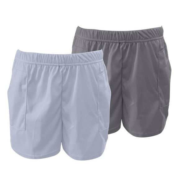 Yubnlvae 2-Pack High Waist Casual Shorts - Korean Style Summer Athletic Shorts, Comfortable Stretch Fabric (24 Colors, S-XXL) (Rose Gold | XXL)