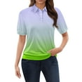 thumbnail image 1 of Yubnlvae 2025 Women's Trendy Summer Collared Blouses - Short Sleeve, Wrinkle-Resistant, Lightweight for Vacation & Office Casual Mint Green XL, 1 of 7