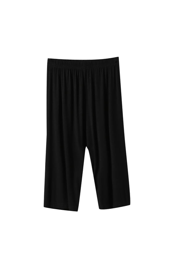 Anti-See-Through Biker Shorts - Women's Summer Modesty Safety Shorts, Stretchy Seamless Undershorts for Dress Protection (Black | M)