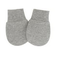 thumbnail image 1 of Baby Cotton Mittens 0-6 Months - Scratch-Free Newborn Winter Hand Protectors (Soft & Safe) Under 1$, Yubnlvae for 06 Baby Toddler No Scratch Mittens Gloves , Grey, One Size, 1 of 4