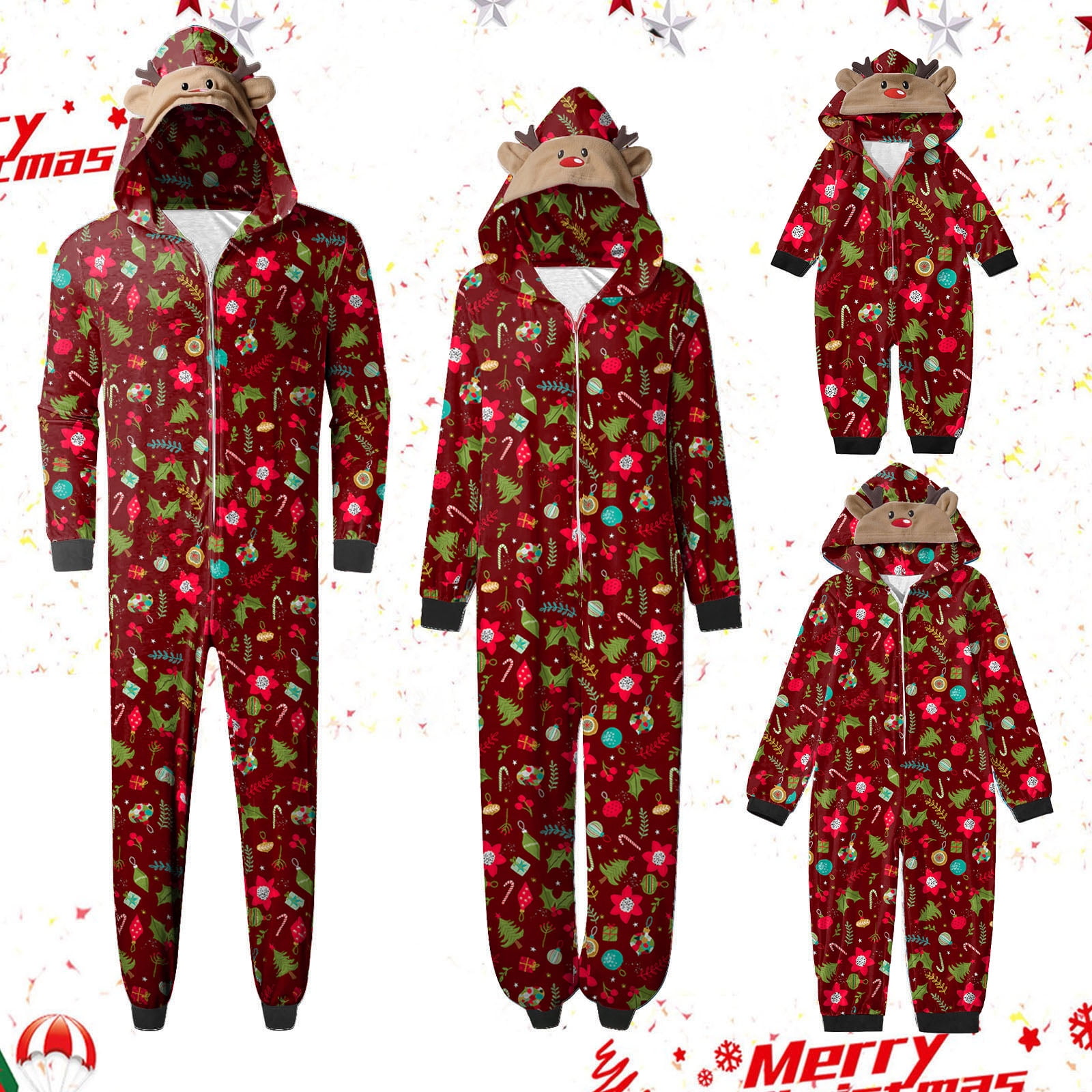 Yubnlvae Christmas Pajamas Children Fashionable Classic Family