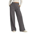 thumbnail image 1 of Yubnlvae Cotton Linen Relaxed Fit Pants - Women's Baggy Bohemian Style Trousers with Elastic Waist, Lightweight Summer Casual Bottoms (Dark Gray | XL), 1 of 9
