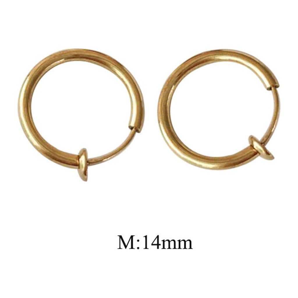 Yubnlvae Earrings 2Pcs Clip on Body Nose Lip Ear Retractable Earrings