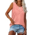 thumbnail image 1 of Yubnlvae Hot Deal: Ruffled V-Neck Blouse - Flowy Office-To-Dinner Top with 50% Off (Summer Essentials), Summer Tank Tops For Women Loose Fit Crew Neck Casual Sleeveless Tops 2025 Trendy, Red1, M, 1 of 9