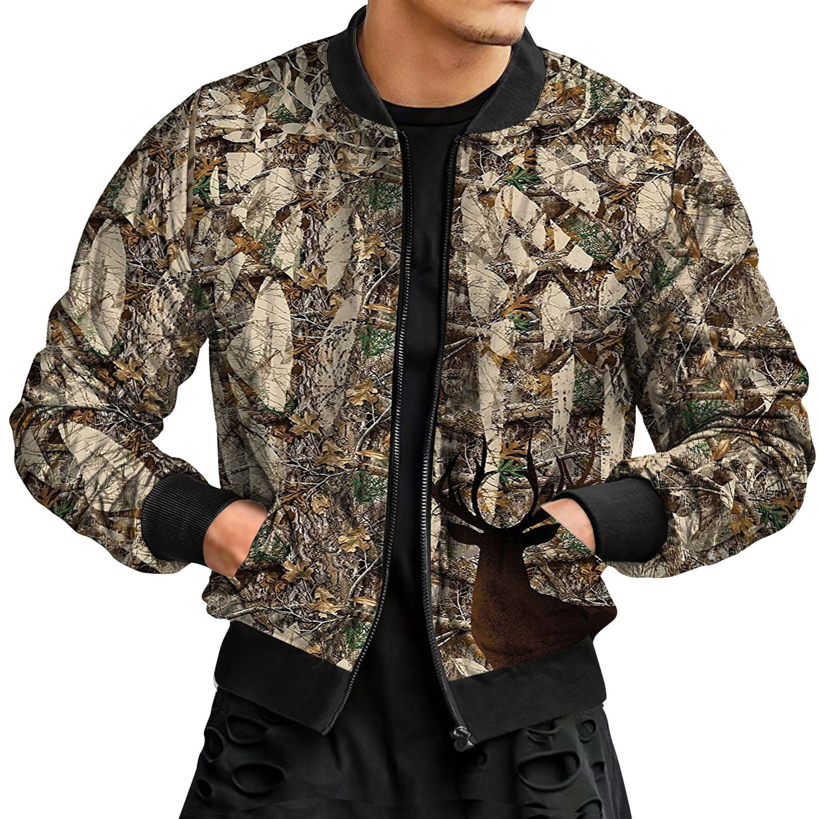 Yubnlvae Jackets for Men, Mens Autumn and Winter Leisure Sports Hunting ...