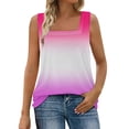 thumbnail image 1 of Yubnlvae Khaki Tank Tops for Women Summer Outfits 2025 Square Neck Casual Shirts Blouses，Tank Tops for Women Summer Outfits 2025 Square Neck Casual Shirts Blouses, Xl, 1 of 8