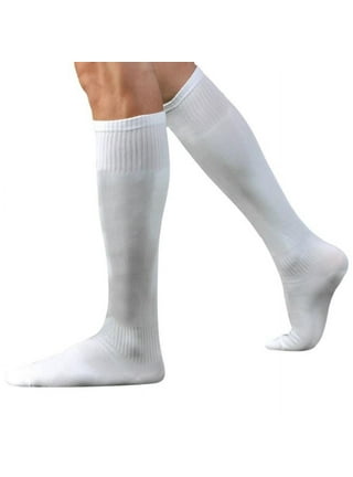 White Knee High Sports Socks