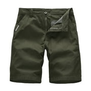 Yubnlvae Male Shorts Tooling Multi Zipper Pocket Color Casual Solid Outdoor Shorts Fashion Buckle Men's Cargo Pants