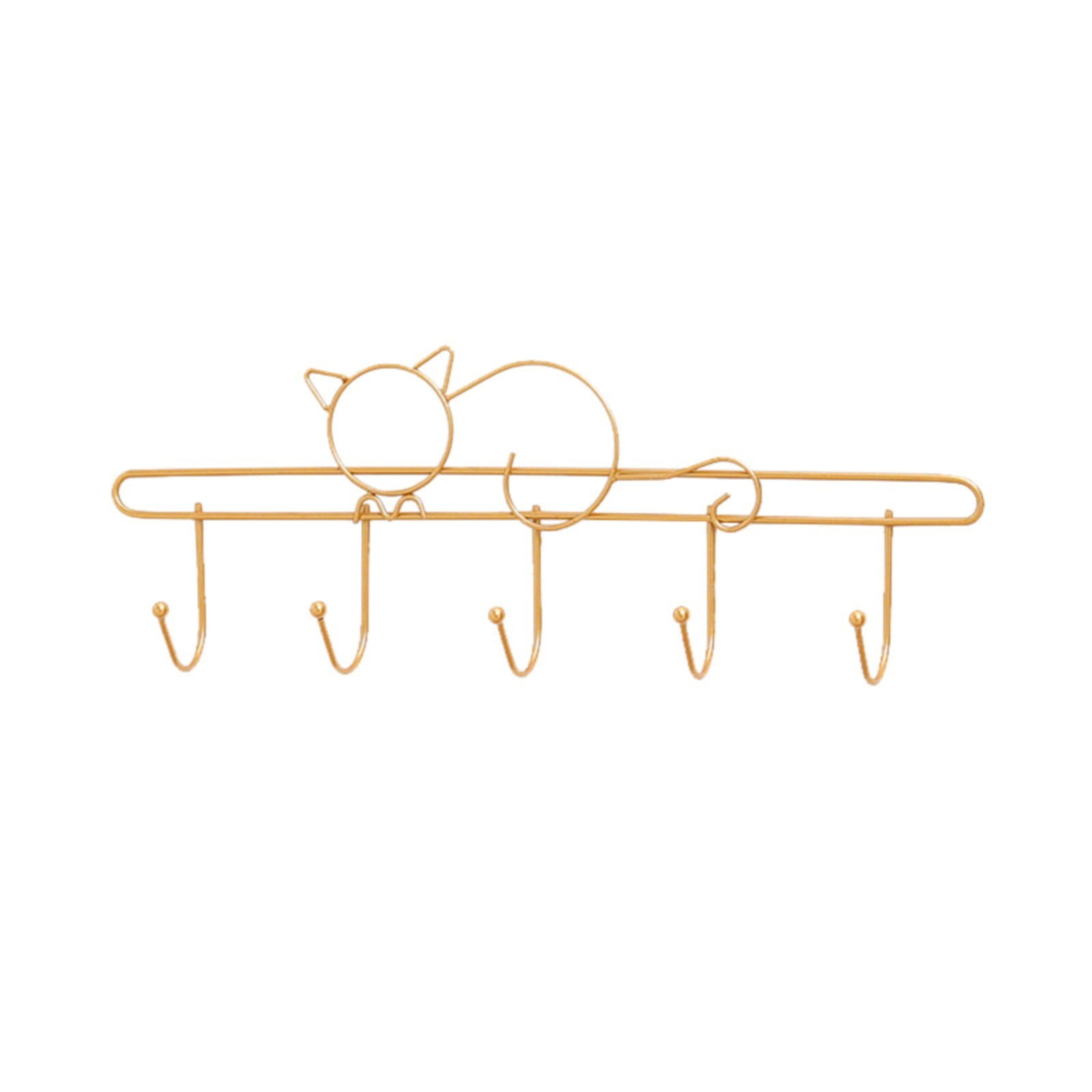 Yubnlvae Over the Door Hooks, Door Hanger Hooks, Cat Shaped Coat Hooks