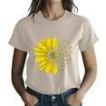thumbnail image 1 of Yubnlvae Plus Size Workout T-Shirts for Women - Trendy 2025 Gym & Yoga Athletic Tops (Quick-Dry, Moisture-Wicking) Beige L, 1 of 6