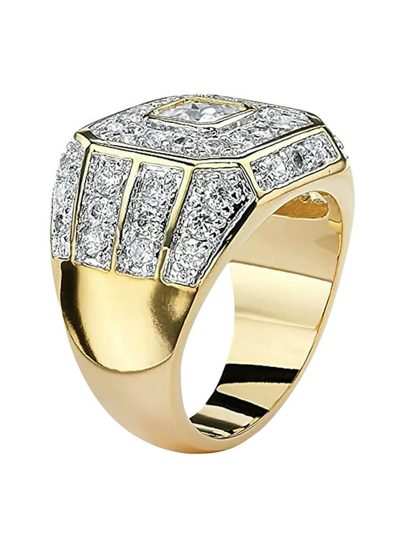 Yubnlvae Rings Accessories Fashion Unique Men's Ring Teenage Boys Personalized Diamond Ring Birthday Jewelry Valentine's Day Classic Fashion Ring