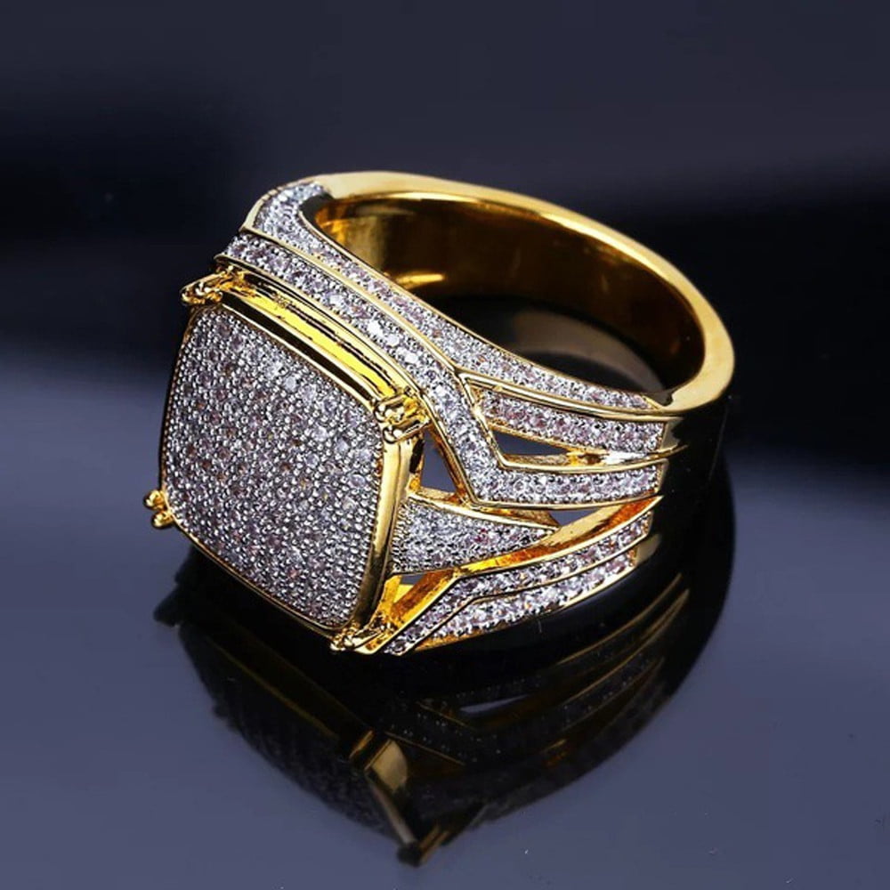 Simple and Sturdy Men Diamond Ring