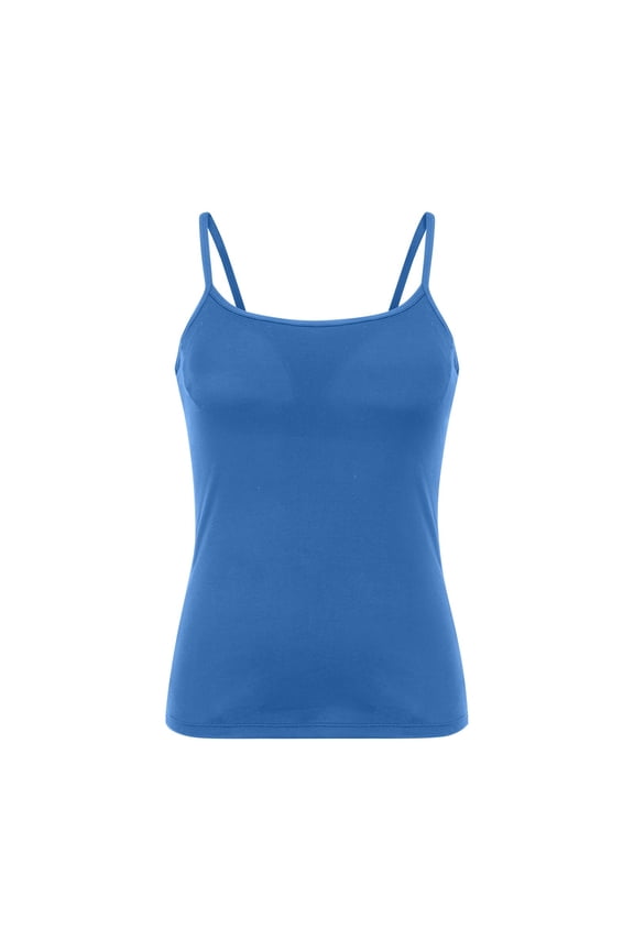 Slim Fit Turtleneck Blouses - Women's Sleeveless Solid Color Work Tops (Office Chic, Layering Essentials) Blue XL