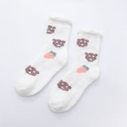 Yubnlvae Socks Womens Winter Socks Print Socks Funny Socks For Women Novelty Funky Cute Sock Thermal Socks