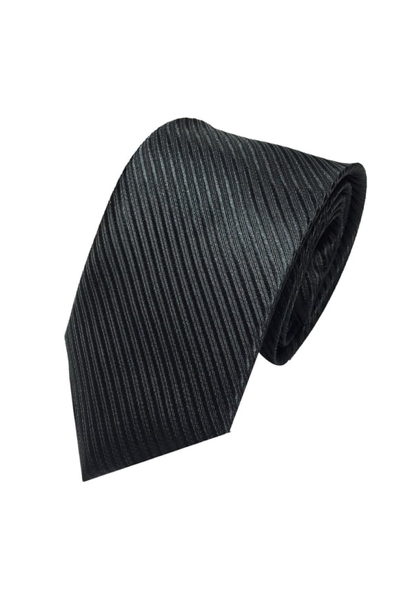 Ties for Men Men's Mens Necktie Party Tie Tie Striped Classic Woven Wedding Tie Neckties for Men Black