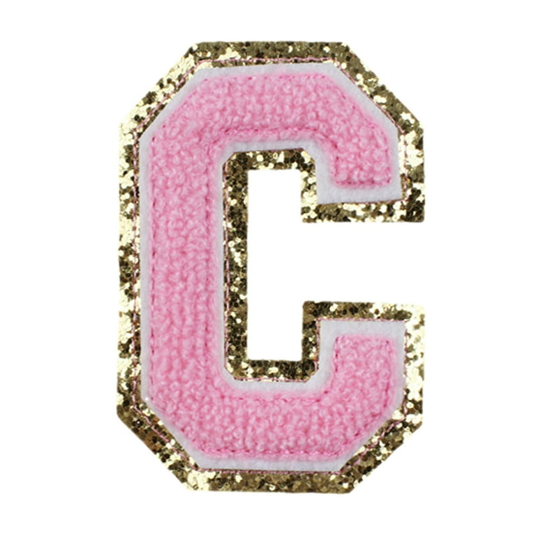 Pink Furry English Letters Patch Towel Embroidery Decorative Patch  Embroidered Fabric Stickers Stickers DIY Clothes Patch - AliExpress
