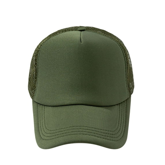 Yubnlvae Unisex Solid Baseball Cap - Breathable Adjustable Sun Hat for Outdoor Sports Daily Casual Wear (2025 Hot Style) Under 5$, Army Green, One Size