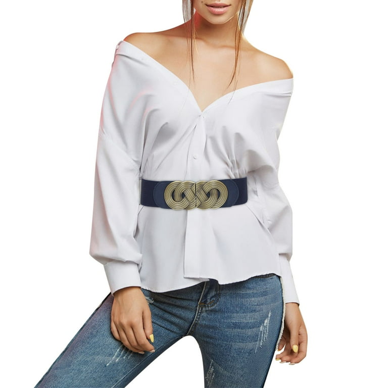 Stretch belts womens fashion on sale