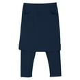 thumbnail image 1 of Yubnlvae Women's Workout Skirt with Built-in Leggings - Knee-Length Tennis Yoga Skort - High Stretch Athletic Skirt for Sports & Gym (S-XXL) (Navy | XL), 1 of 9