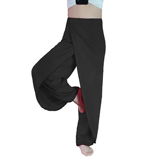 Yubnlvae Women's Yoga Pants - High Waisted Wide Leg Workout Lounge Pants | Sports And Fitness Yoga Pants Wide Leg Pants (Black | S)