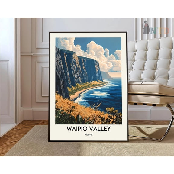 Yucatan Peninsula Central America Travel Poster, Unframed Paper Poster 8x10in