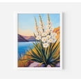 Yucca In Bloom Wall Art Print, Southwest Desert Botanical Decor ...