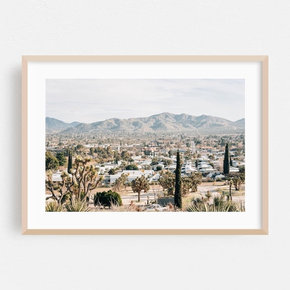 Yucca Valley California Desert Mountain Landscape Rural Fine Art Scenic Nature Cactus Poster Unframed Paper Print
