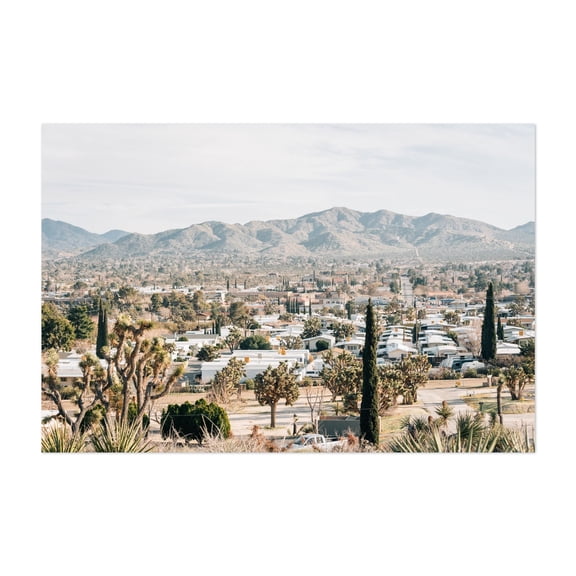 Yucca Valley Views - Yucca Valley California Photography Desert Mountain Landscape Rural Scenic Nature Cactus Unframed Wall Art Print 40 x 60 inches