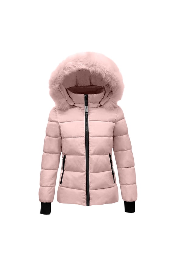 Winter Coat Women's Warm Jacket Long Sleeve Winter Coat with Pocket, Insulated and Comfortable Outerwear for Cold Seasons, Fashionable Design,2XL